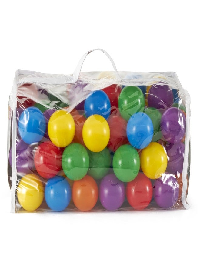 VWretails 50 Pcs Multicolor Soft Plastic Play Balls for Kids Bright & Colorful Play Balls Perfect for Ball pits, Play Centers, Pools, Jump-o-lenes, and Indoor/Outdoor Fun for Kids Aged 2+ - Image 4